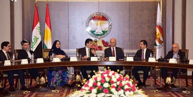 نشست سران کردستان عراق با برهم صالح و اعلام حمایت از اصلاحات بغداد