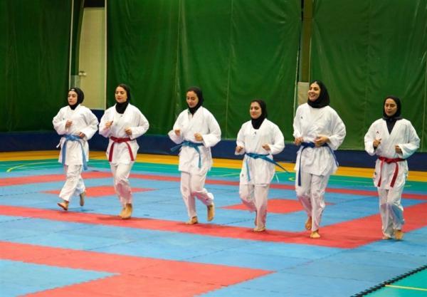 شروع مرحله دوم اردوی تیم ملی کاراته بانوان