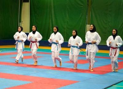 شروع مرحله دوم اردوی تیم ملی کاراته بانوان