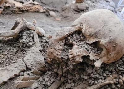 کشف دو اسکلت نو و پرده برداری از یک واقعیت 2 هزار ساله! ، فوران آتشفشان مردم پمپئی را کشت؟