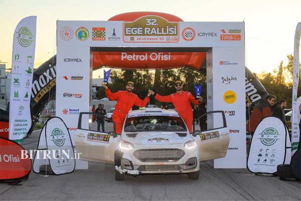 صابر خسروی در مسابقه رالی اژه ترکیه با فورد فیستا Rally3 EVO درخشید