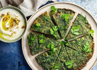 طرز تهیه کوکو سبزی شمالی اصیل، ساده و خوشمزه